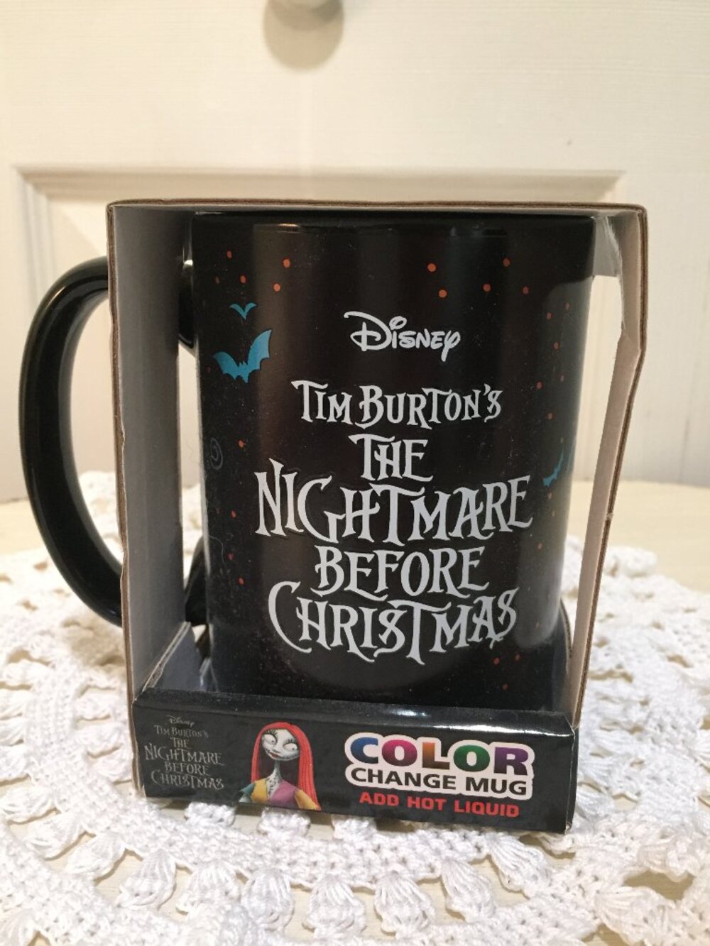 Disney Nightmare Before Christmas Jack and Sally Color Change Mug